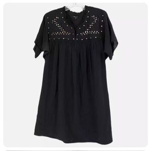 Madewell flowy shirt dress